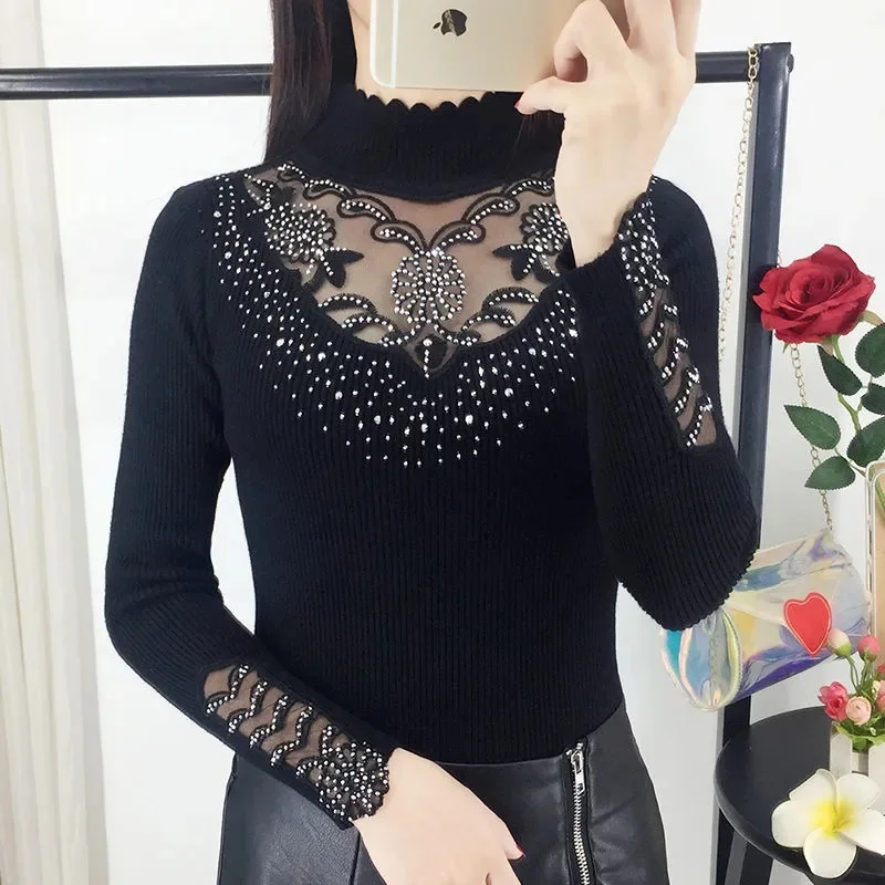 2025 Autumn Winter Women\'s Sweater Long Sleeve Loose Pullovers Sweaters Jumper Knitwear Korean Female Warm Sweaters Tops