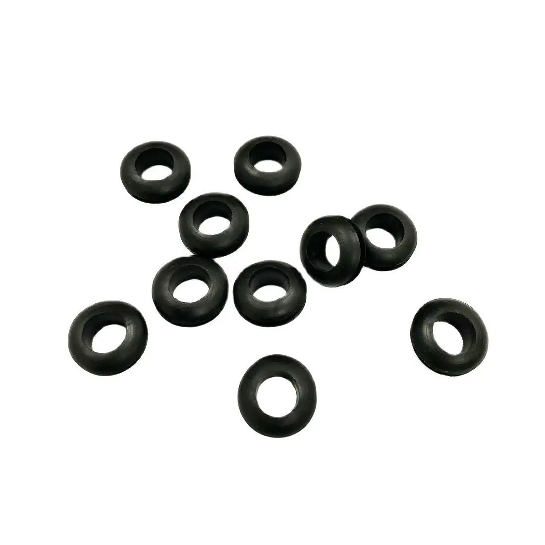 1000pcs Double Side Rubber Seal Ring Wire Cable Protector Rings Grommet Gasket 3mm/4mm/5mm/6mm/7mm/8mm/10mm