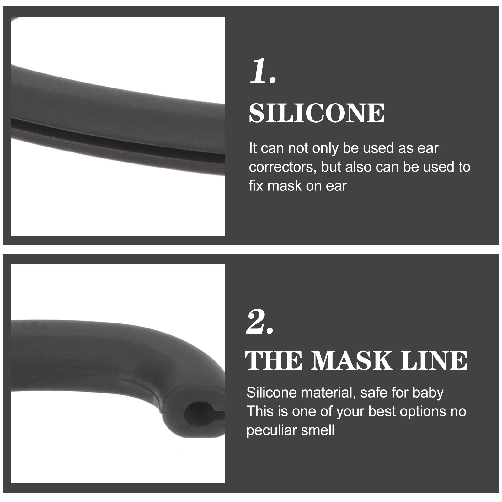 

6pcs Baby Protruding Ear Corrector Silicone External Auricle Correction Tool For Newborn Ear Support Mask Fixing Infant Care