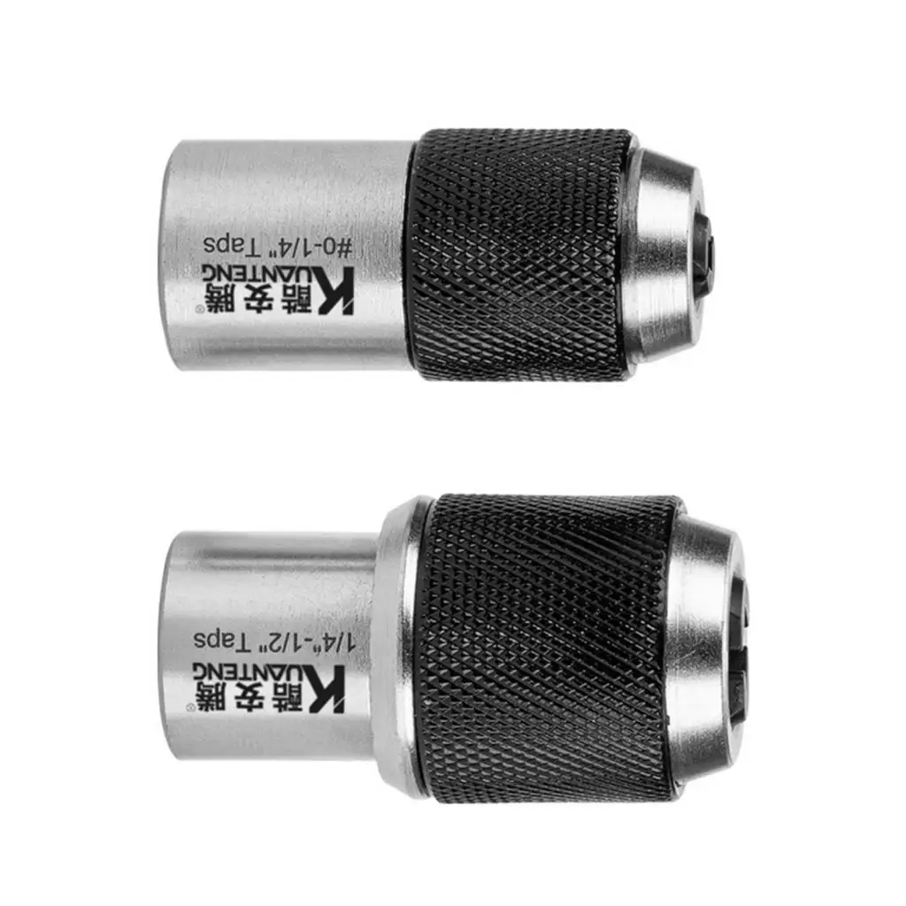 2x Tap Socket Tapping Socket Set 1/4inch-1/2inch, 0-1/2inch Tap Socket Set
