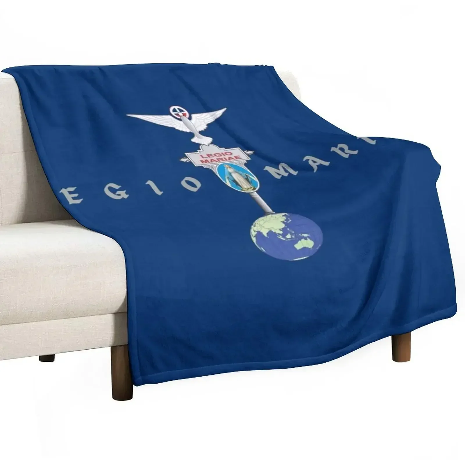 Legion of Mary, Legio Mariae, Marijina Legija Throw Blanket Polar Soft Plaid manga Blankets