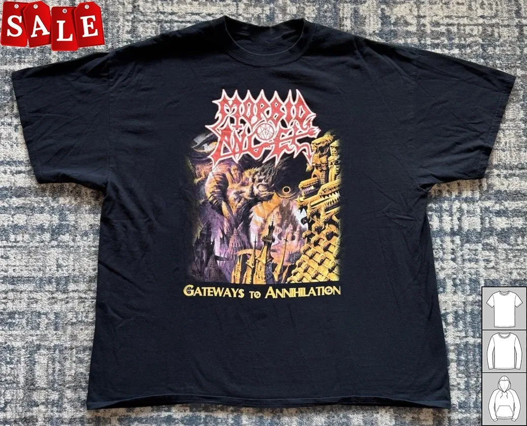 Morbid Angel Gateways To Annihilation Concert Unisex All Size T-Shirt JM686
