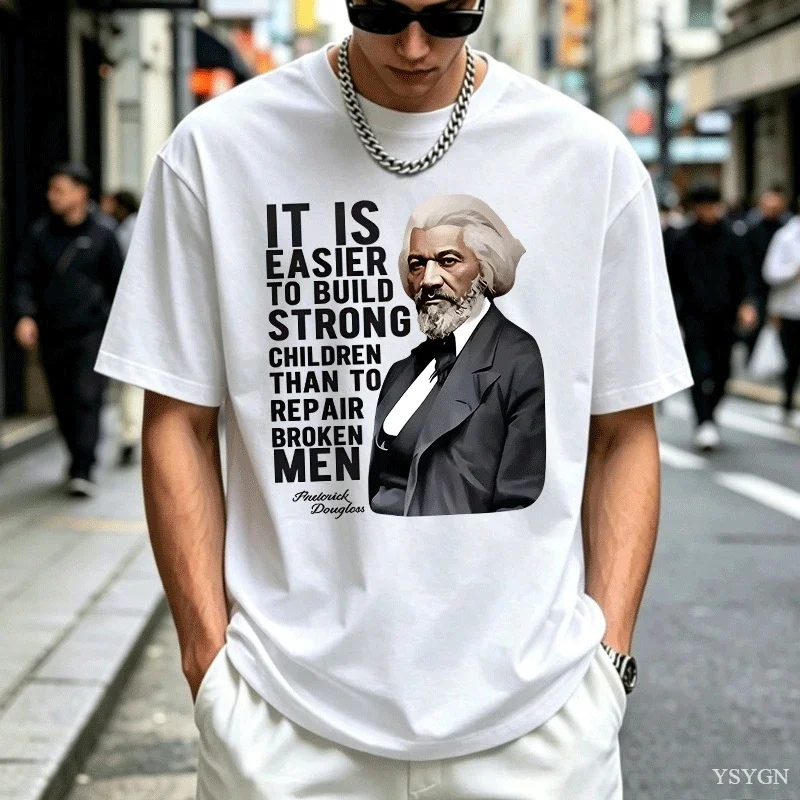 Black History Month T-Shirt Men Women Cotton Graphic Tees Casual Round Neck Printed T Shirt Short Sleeve Summer Tops
