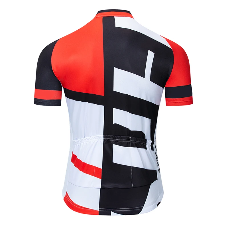 Outdoor Pro Team manga curta ciclismo Jersey, bicicleta roupas, Top Motocross, MTB desgaste, vermelho, preto, verão t-shirt