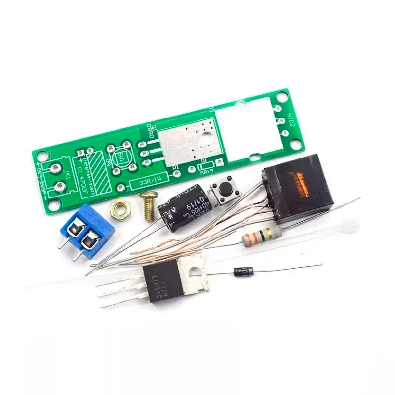 DC3-5V DIY Kit High Voltage Generator Arc Igniter Lighter Kit for DIY Electronic Production Suite
