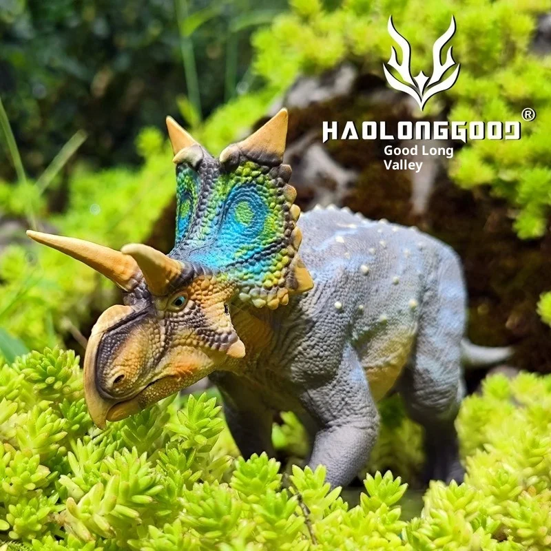 Figura de dinosaurio ceratopiano alienígena, juguete de simulación, modelo Animal, regalo de vacaciones, adorno de escritorio coleccionable, 1/35 a amigos