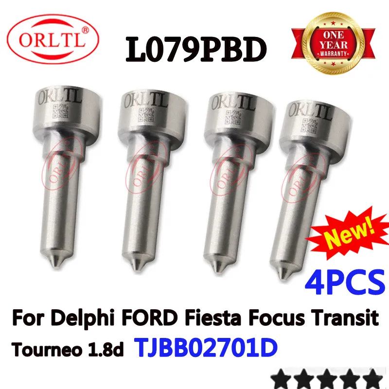 

4 шт. L079PBD дизельное топливо Евро3 Common Rail L079PRD l079pbd для Delphi FORD Fiesta Focus TJBB02701D ORLTL