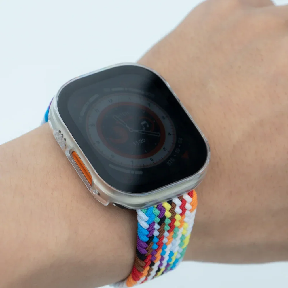 Apple Watch用スクリーンプロテクター,iwatch 8,7,6,5,4,9,49,45,41mm用強化ガラススクリーンプロテクター44mm、40mm