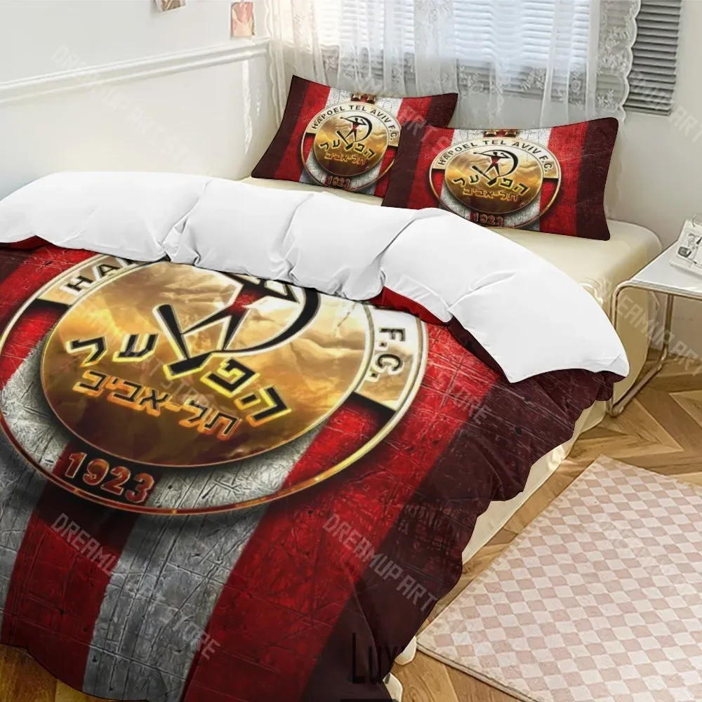2026 3D Print Hapoel Tel Aviv Bedding Set Twin Queen King Full Size Duvet Cover Pillowcase Bed Boys Girls Adult Home Textiles