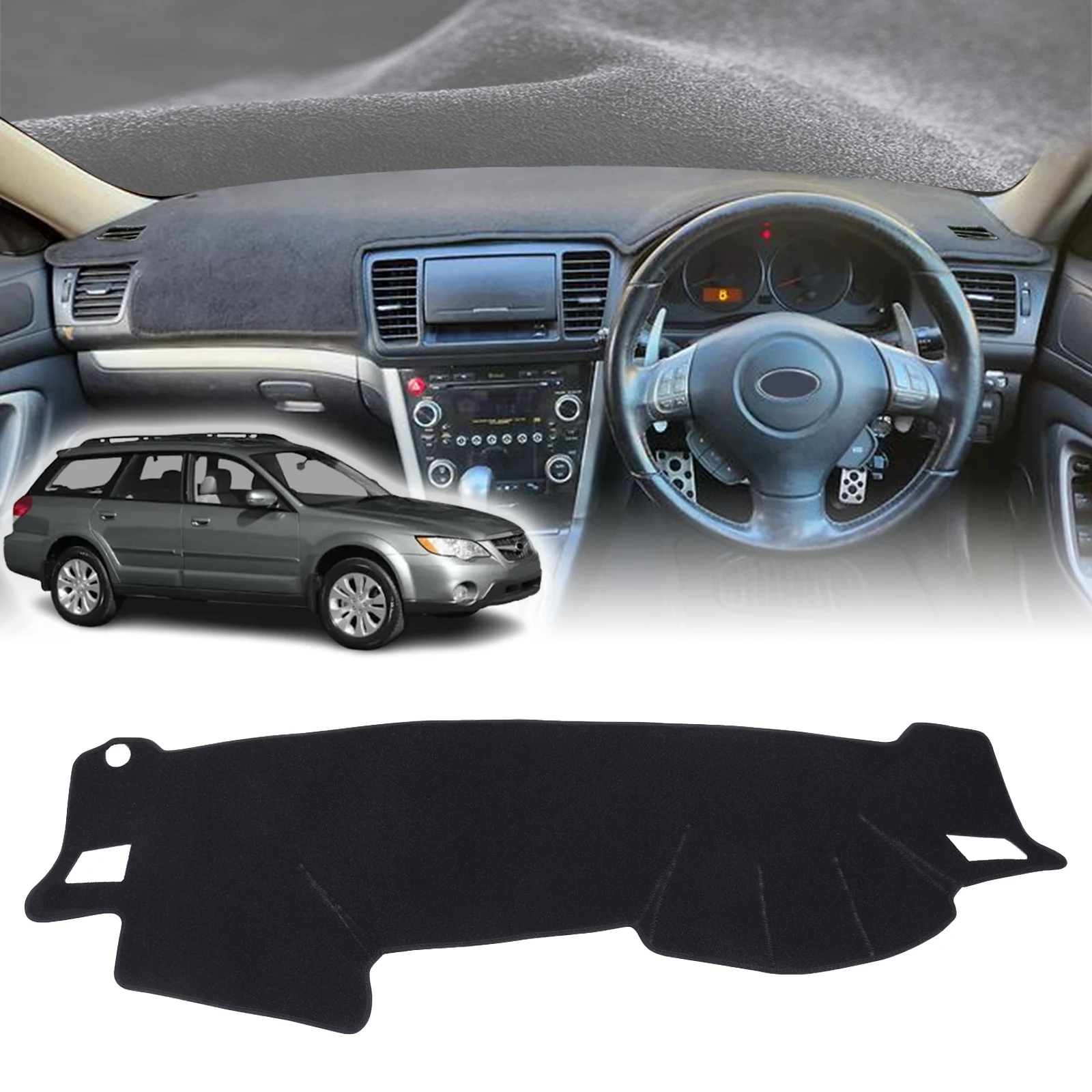 fit for Subaru Outback Legacy Liberty 2003-2009 Car Dashmat DashMat Sunshade Dashboard Cover Pad Protective Carpet Accessories