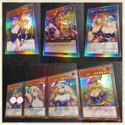 Anime Yu-Gi-Oh DIY ACG Boys Toys Collectible Cards Christmas Birthday Gifts Board Game Black Magician Girl Contests Game Cards