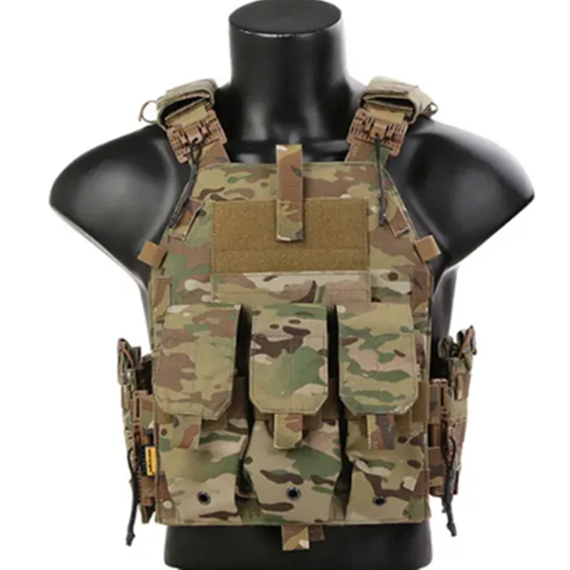 Chaleco táctico Emersongear 094K portaplacas liberación rápida caza - imagen 5