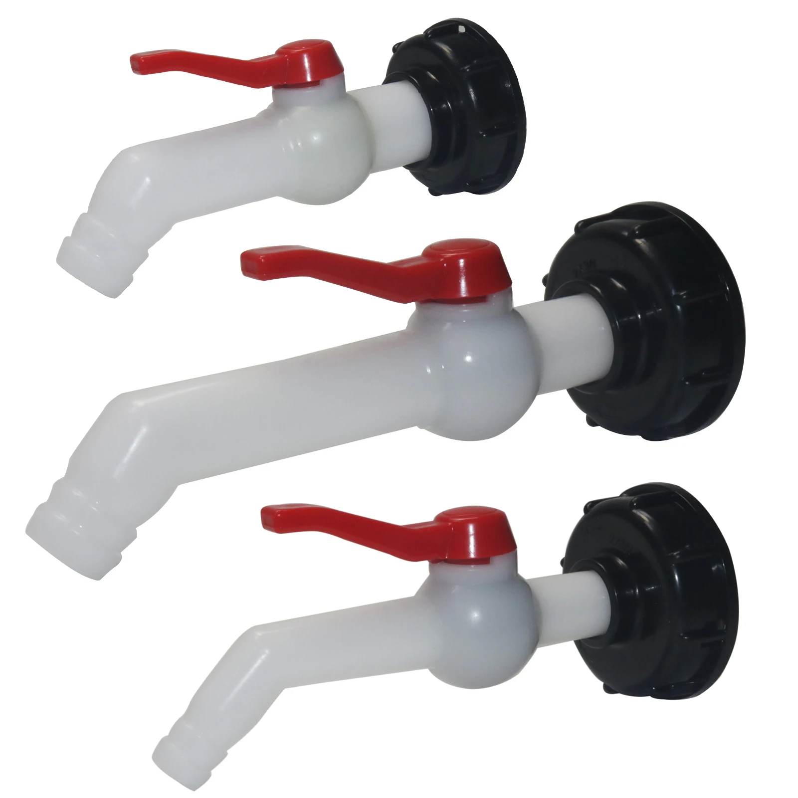 Slant mouth faucet IBC water tank adapter adapter faucet set Garden watering faucet Water pipe joint Household faucet G1 3/4 1/2