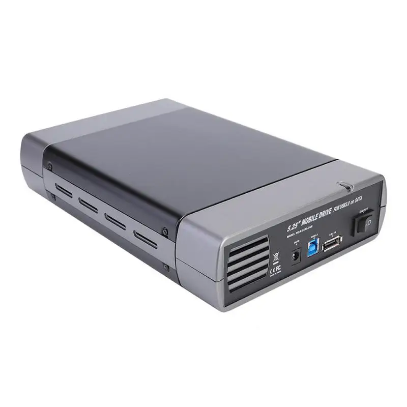 5,25 inch Optische Laufwerk Gehäuse USB3.0/2,0 zu SATA UNS/EU Adapter Festplatte Fall Unterstützung DVD 16 geschwindigkeit Aufnahme Festplatte Fall
