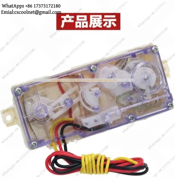 k3 5Pcs Twin Tub Washing Machine Timer 15-Minute 3-Bar Semi-Automatic Wash Cycle Switch Universal Parts