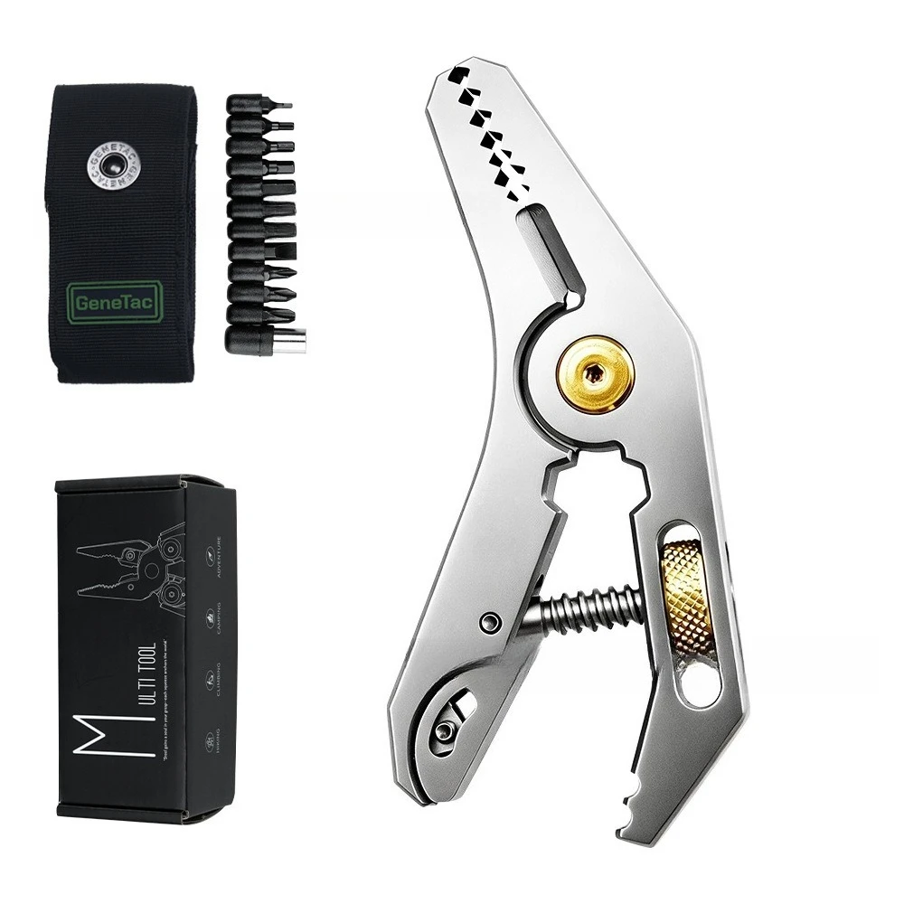 5 in 1 edc wrench pliers jaw adaptive parallel double head multi-function tool