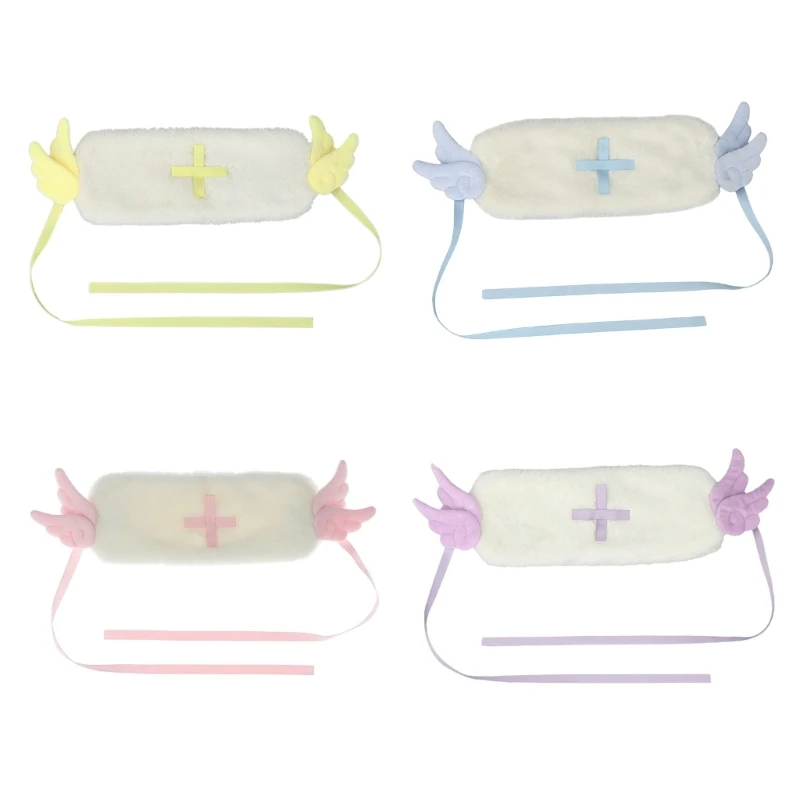 

Plush Angel Wing Headband ComicShows Costume Hairband Women Girl Party Hairhoop Dropship