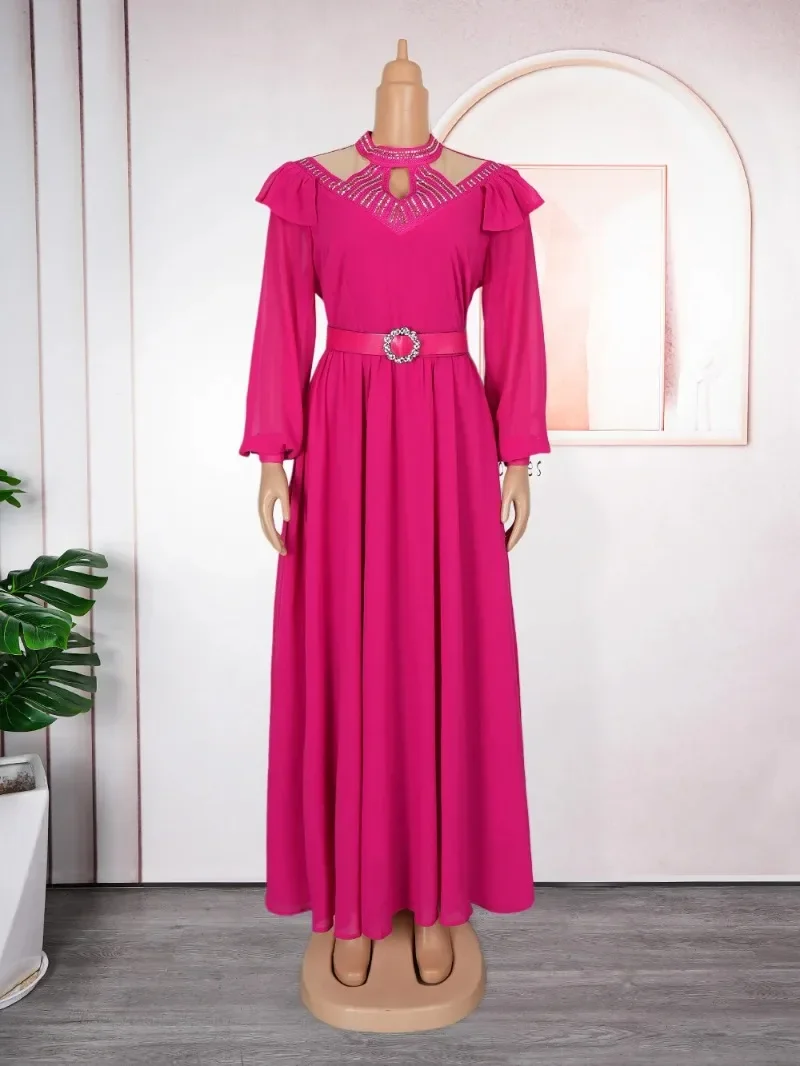 

Африканские платья для женщин, традиционная африканская одежда, Дашики, Анкара, платье, абайя, мусульманский кафтан, длинное платье макси, 2025 г.