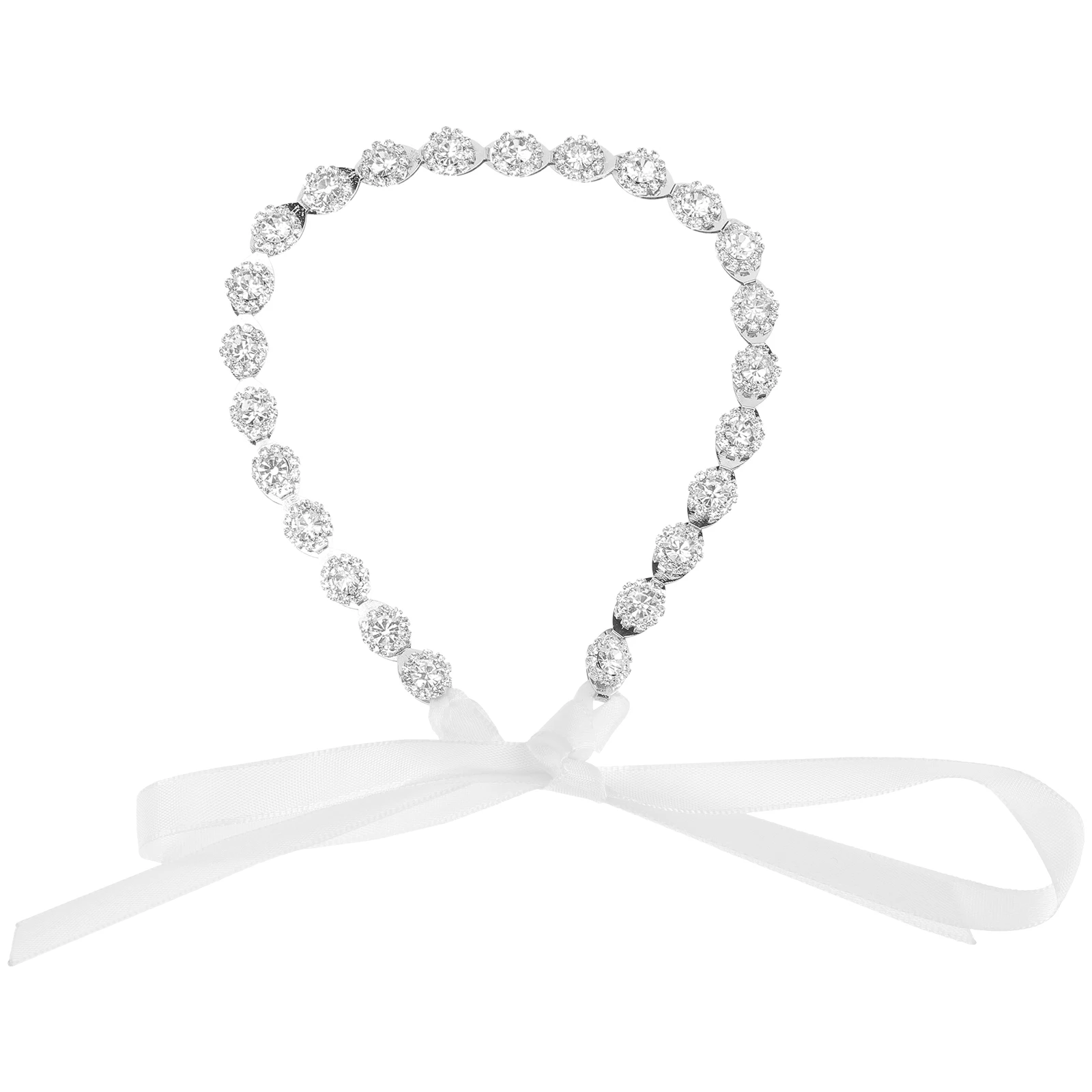 كريستال حجر الراين عقال الزفاف إكسسوارات الشعر أغطية الرأس الزفاف للنساء الشريط زهرة الزفاف تاج