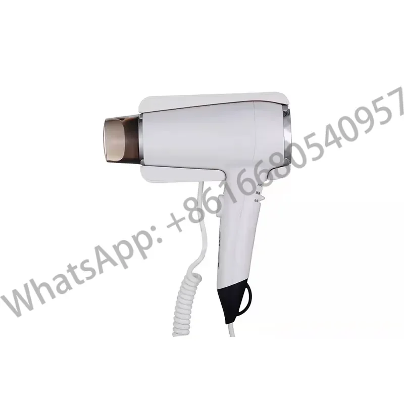 Hotel Wall Mounted Hair Dryer Holder With Shaver Socket