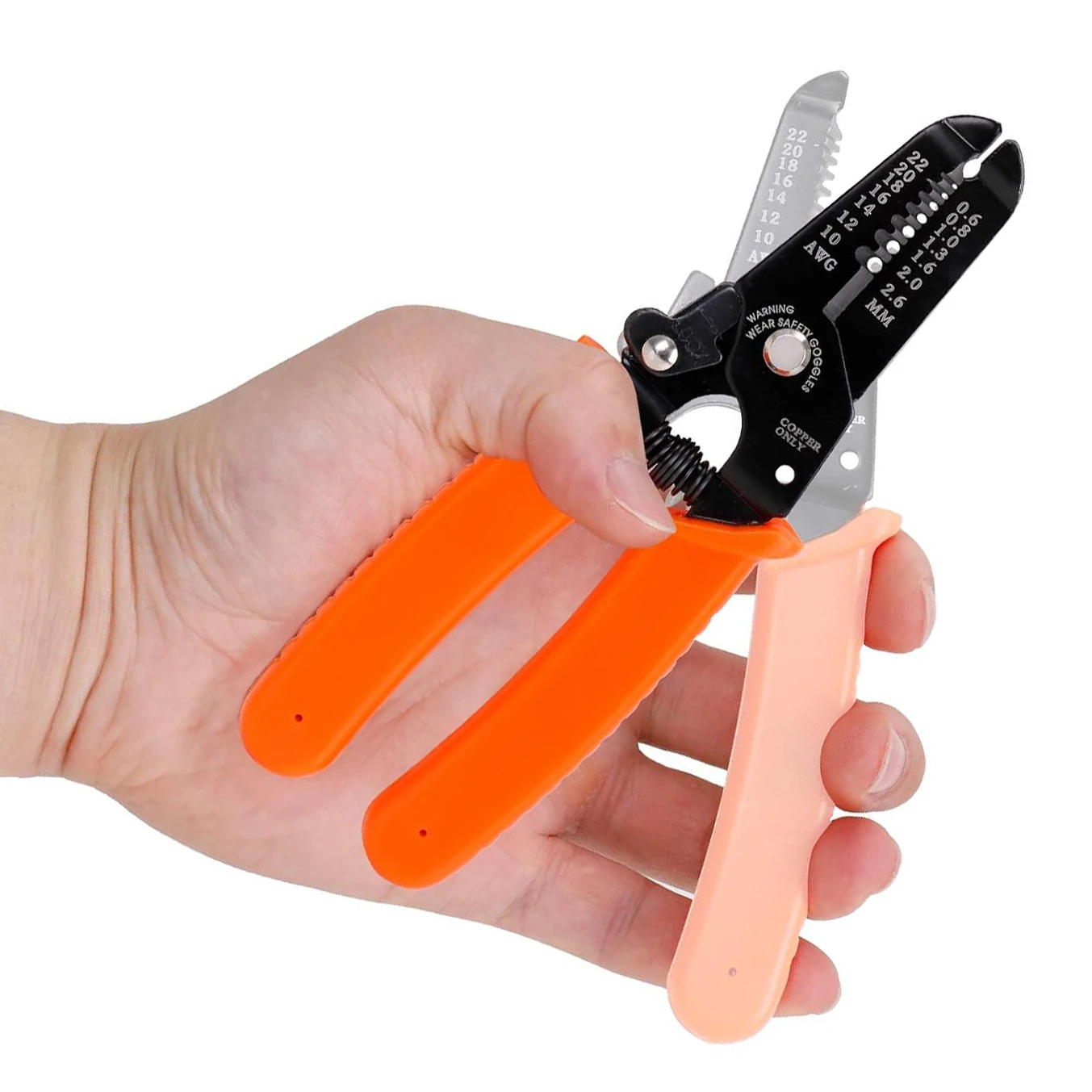 6.5-inch 3-in-1 Multi-Function Hand Tool with Stripping/Cutting/Gripping Function Copper Wire Stripping Tool Pliers