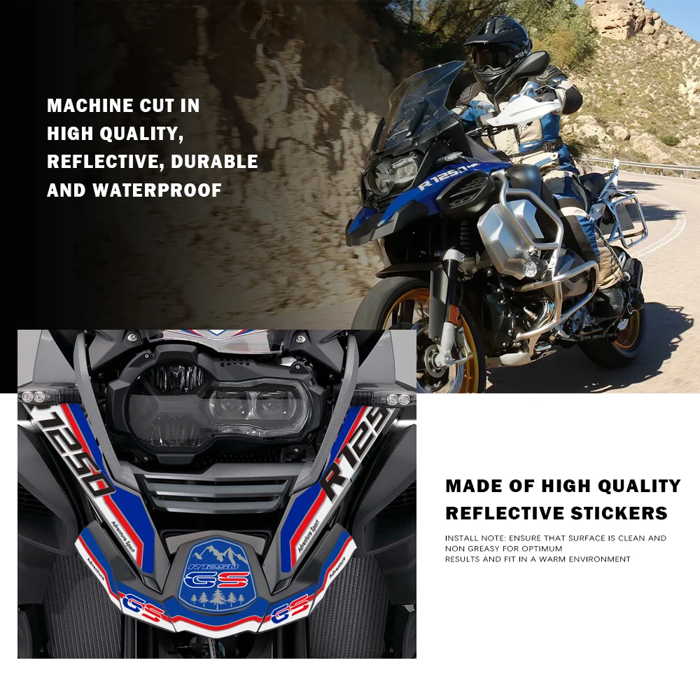 لسيارات BMW R1250GS R 1250 GS ADV GS1250 ملصقات مضادة للانزلاق للمغامرة مجموعة كاملة من الشارات وسادة خزان حماية الطلاء