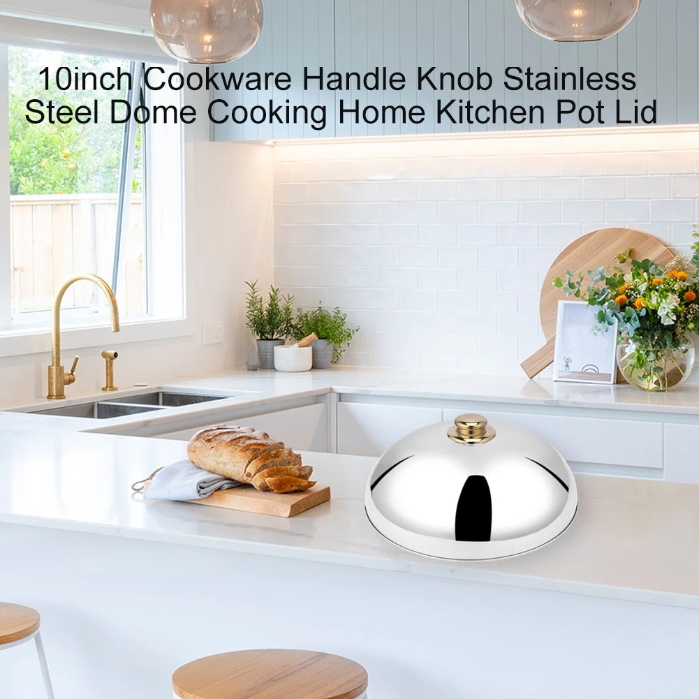 Stainless Steel Dome Dish Cover Table Food Cover Food Cover Western Restaurant Cover Teppanyaki Dish Cover