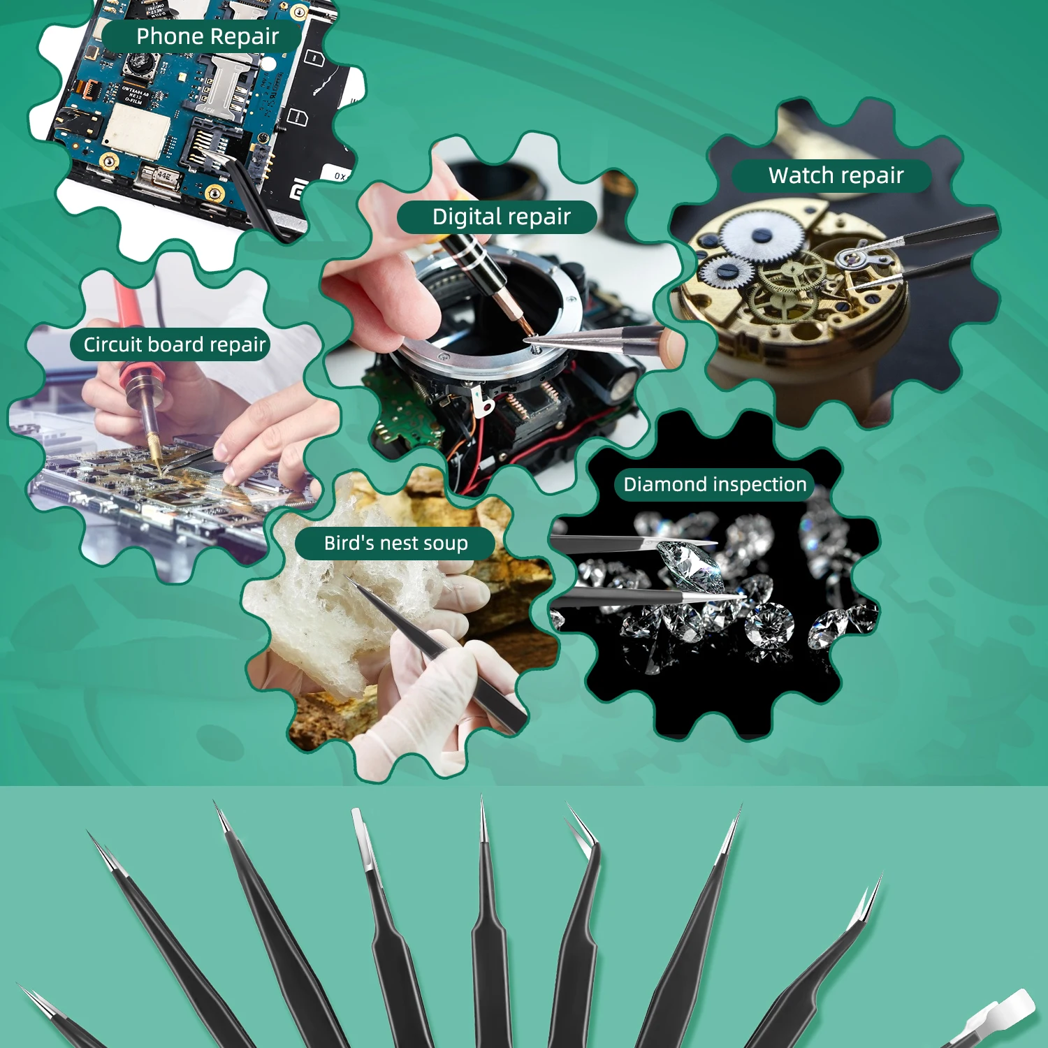 Kuaiqu 1/6PCS Preci…