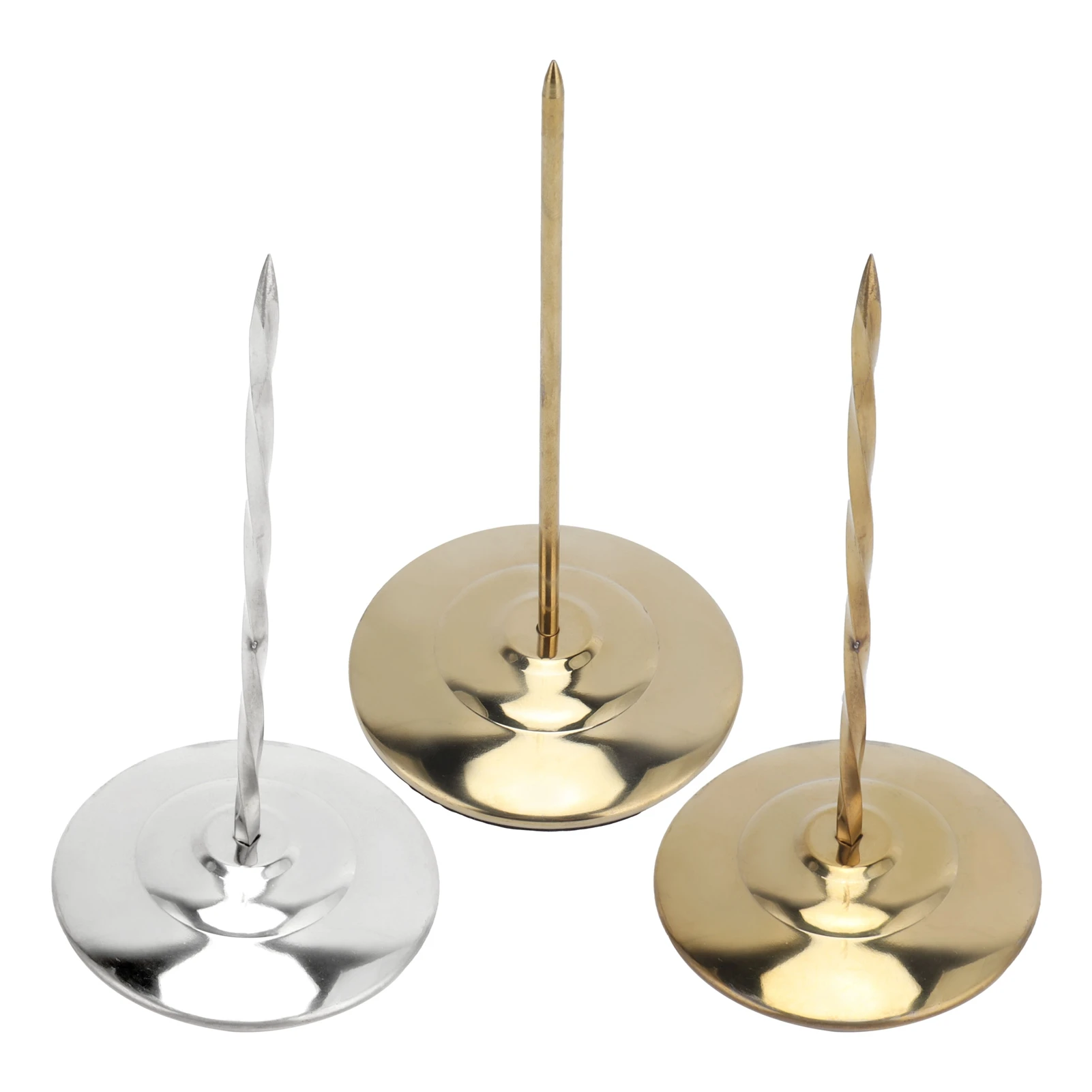 Receipt Bill Spike Holder Stainless Steel Round Base Nonslip Receipt Holder for Restaurant Bar Kitchen Countertop