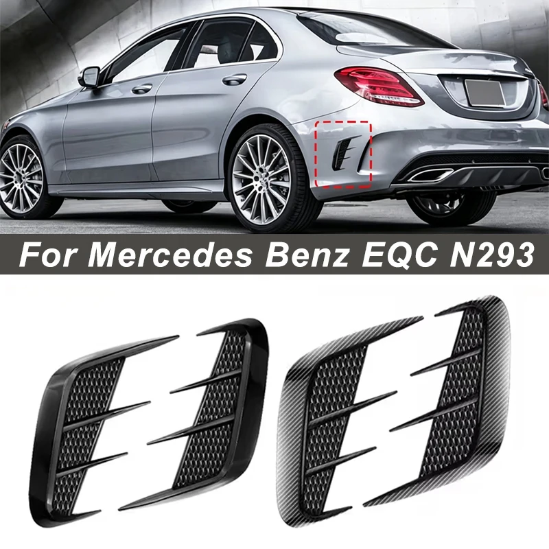 Shark Gills Side Fender Sticker Simulation Air Intake Trim For Mercedes Benz EQC N293 Body Accessories