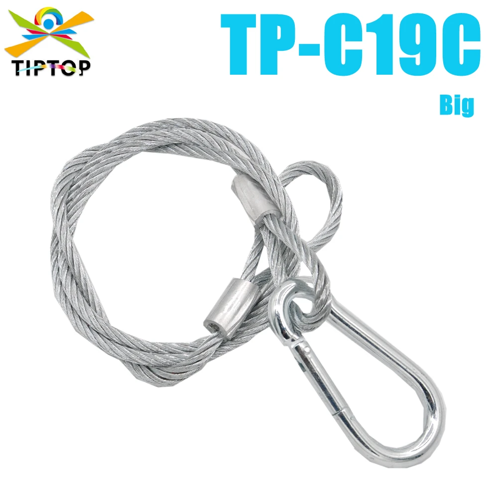 Stage Light Safety Rope 50pcs/lot Wholesale and Retail Good Price Stage Light Safety Cable 5mm x 97cm Led Stage Light Accessory