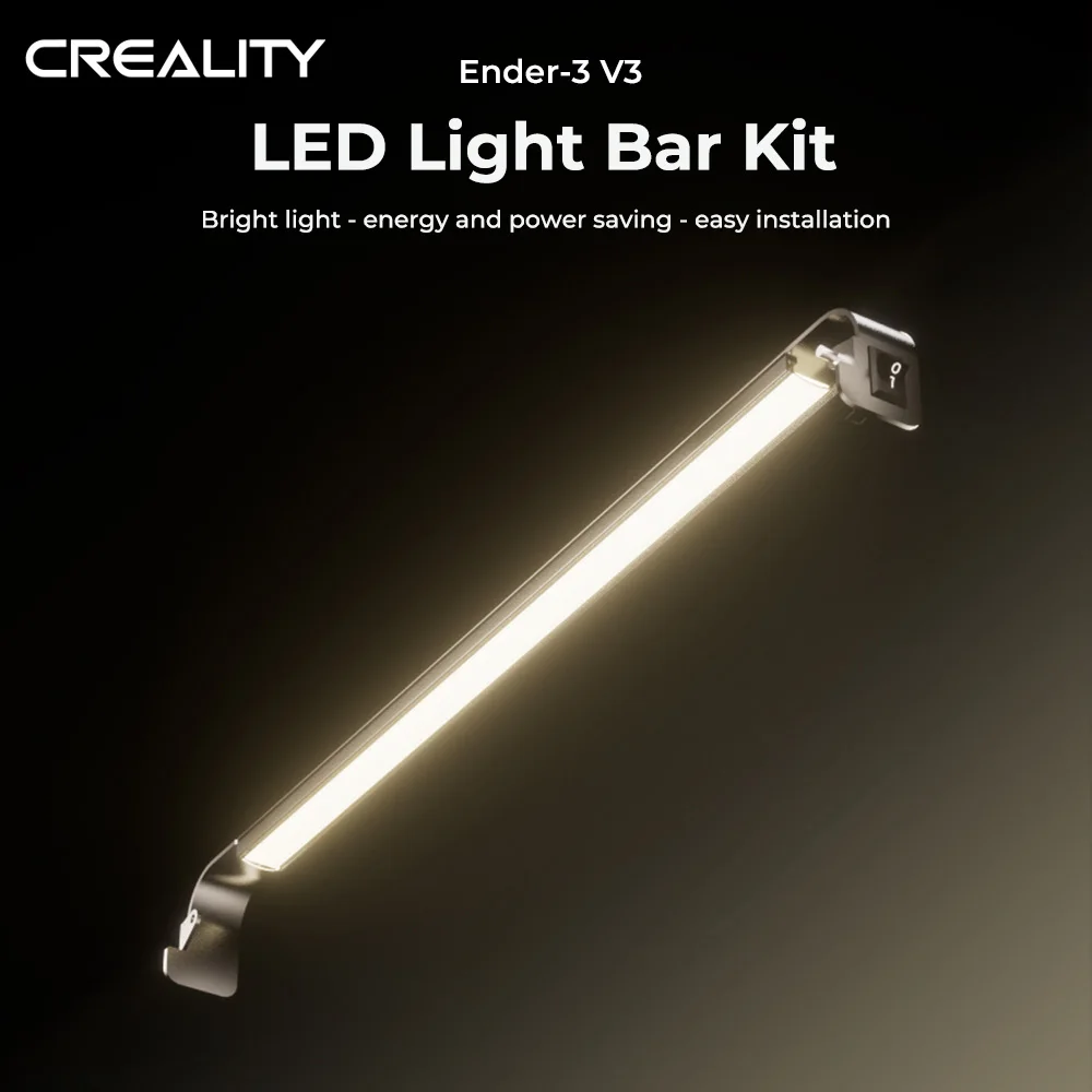 Creality Ender-3 V3 / Ender-3 V3 Plus Kit de barra de luz LED Luz brillante original Ahorro de energía y energía Fácil instalación