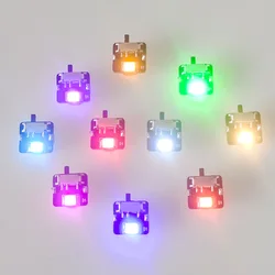 Mini lámpara de Control de interruptor de brillo súper, modelo de luces Led individuales, materiales de iluminación inalámbricos Diy, Kits de Diorama, 1 piezas