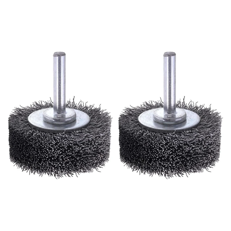 Wire Wheel Brush For Drill Attachment, 2 Inch Removal Paint Rust 1/4 Inch Shank 20000RPM 2PCS