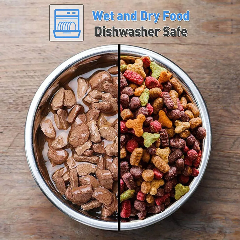 

Stainless Steel Dog Cat Durable Wear-Resistant Easy Clean Portable Food Water Removable Hanging Bowl Pet Cage Accessories Kitten
