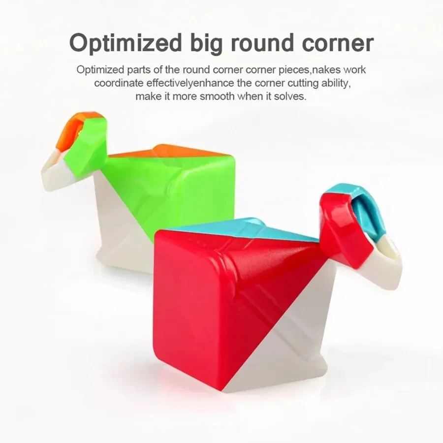 QiYi Warrior W 3x3 Speedcube Stickerloze Magische Kubus 3x3x3 Professionele Puzzel kinderen Cubo Magico voor Games