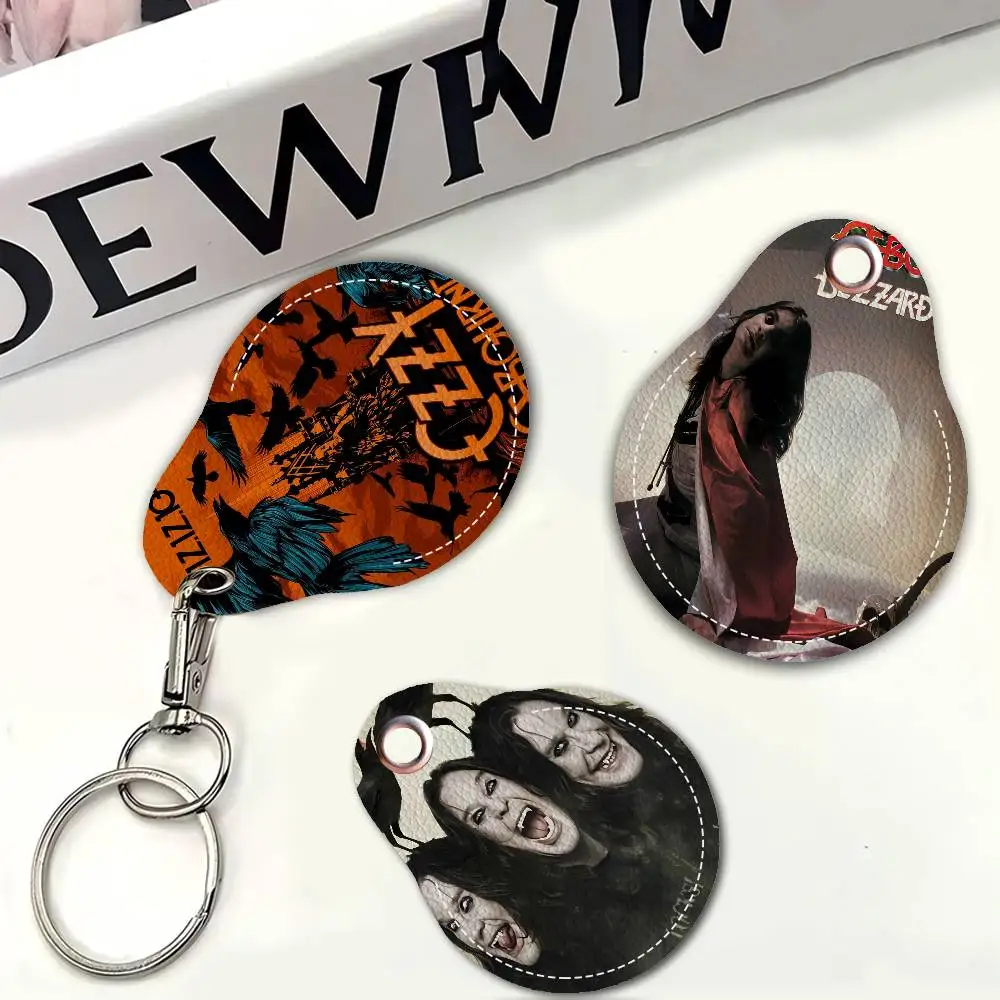 

Rock Singer Ozzy Osbourne Door Access Control Keychain Hotel Famliy Access Keys Protective Cover ID Card Tags Keyfob