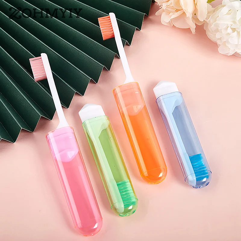 

Travel Portable Folding Toothbrush Super Soft Bristle Toothbrush Travel Camping Hiking Outdoor Easy To Take Teethbrush