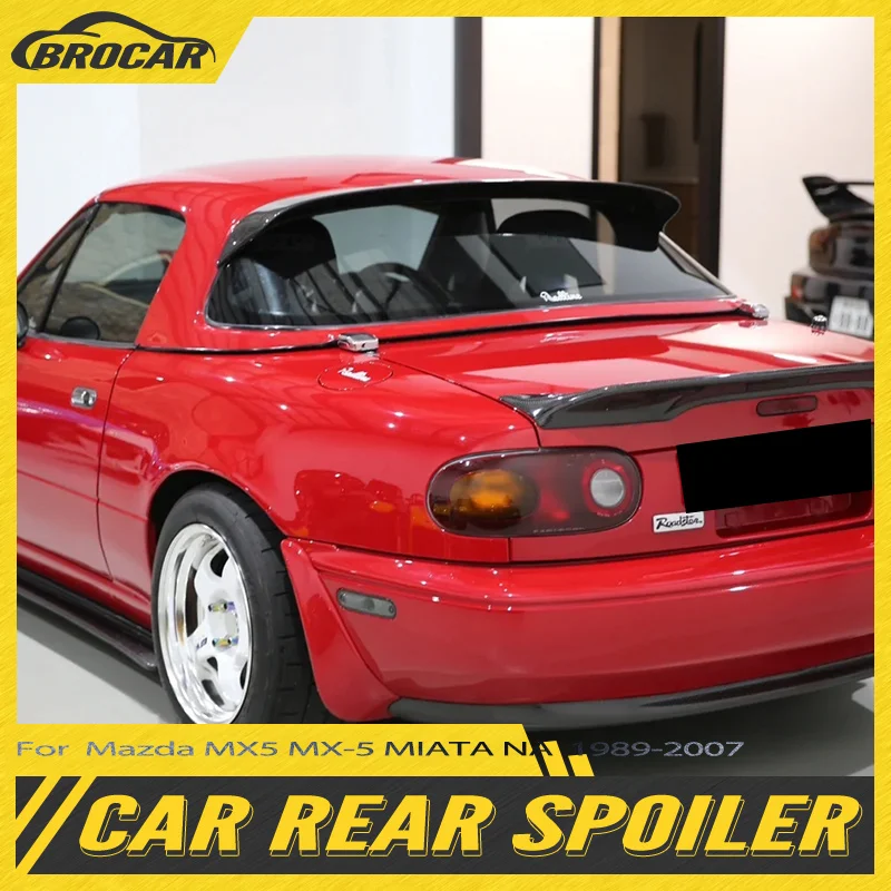 Für 1989 90 91 92 93 94 95 96 1997 Mazda MX5 MX-5 MIATA NA6 NA8 GEN 1 2-Türer Hardtop Dachspoiler Kofferraumflügel Heckspoiler
