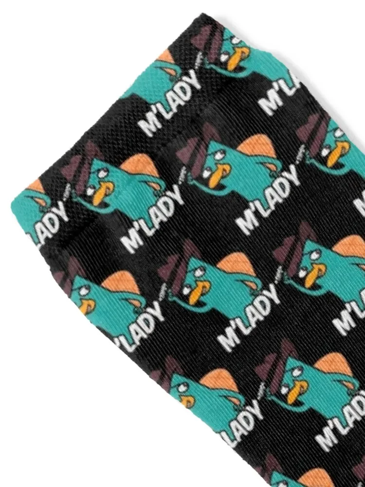 Perry Platypus - M_Lady Socks cartoon Stockings compression christmas gift Men's Socks Women's