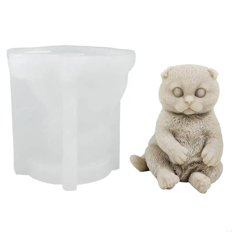 L74D Exquisite Aromatherapys Mold 3D Animal Mold Animal Gypsum Ornaments