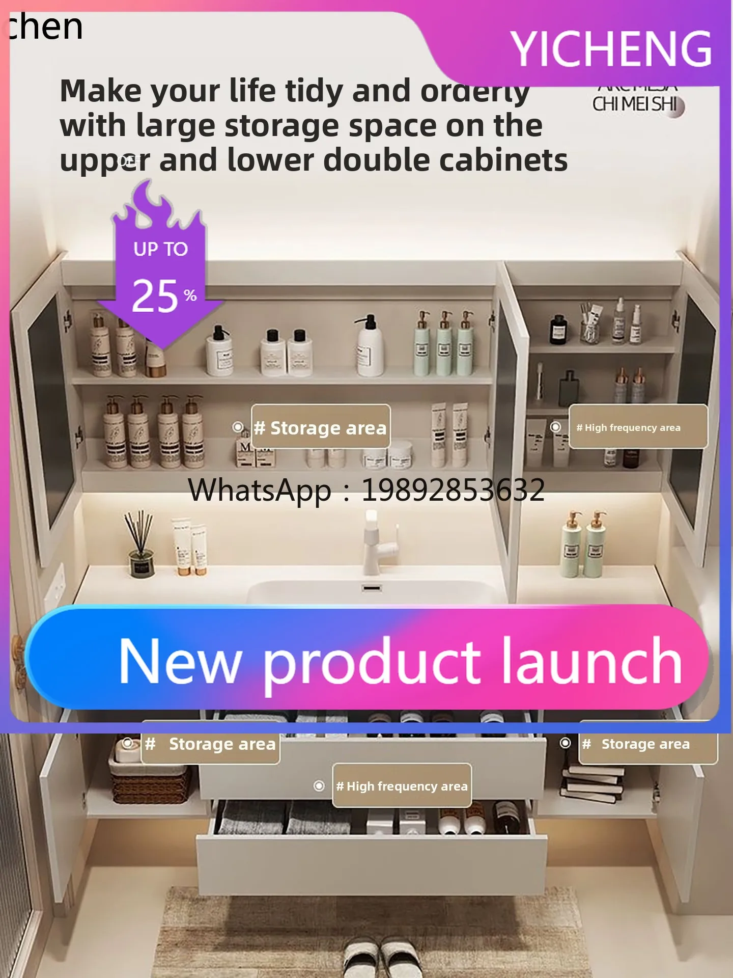 

LYY toilet wash hands bathroom cabinet wash face pool basin