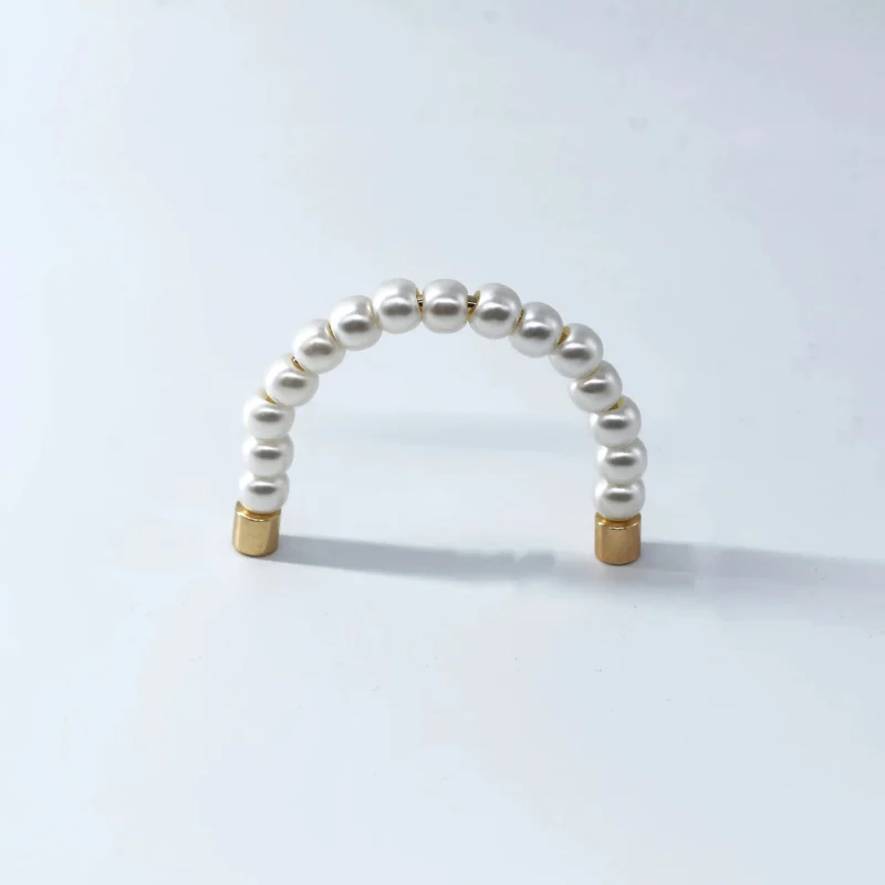 DIY 가방 액세서리, 지갑 제작 재료 - 비즈 장식품 U자형 손잡이, 선물 상자 및 와인 상자에 적합, DIY 지갑 M