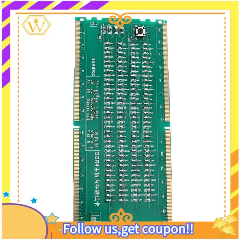A01K-3X DDR4 Testkaart RAM Geheugen Slot Out LED Desktop Moederbord Reparatie Analyzer Tester