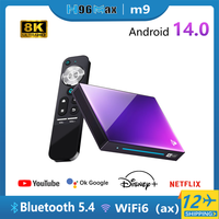 H96 Max M9 TV Box Android 14.0 RK3576 Octa-Core A72+A35 4K@120FPS WiFi6&BT5.4 Decode AV1&8K Hi-Fi Sound Quality Smart TV Box