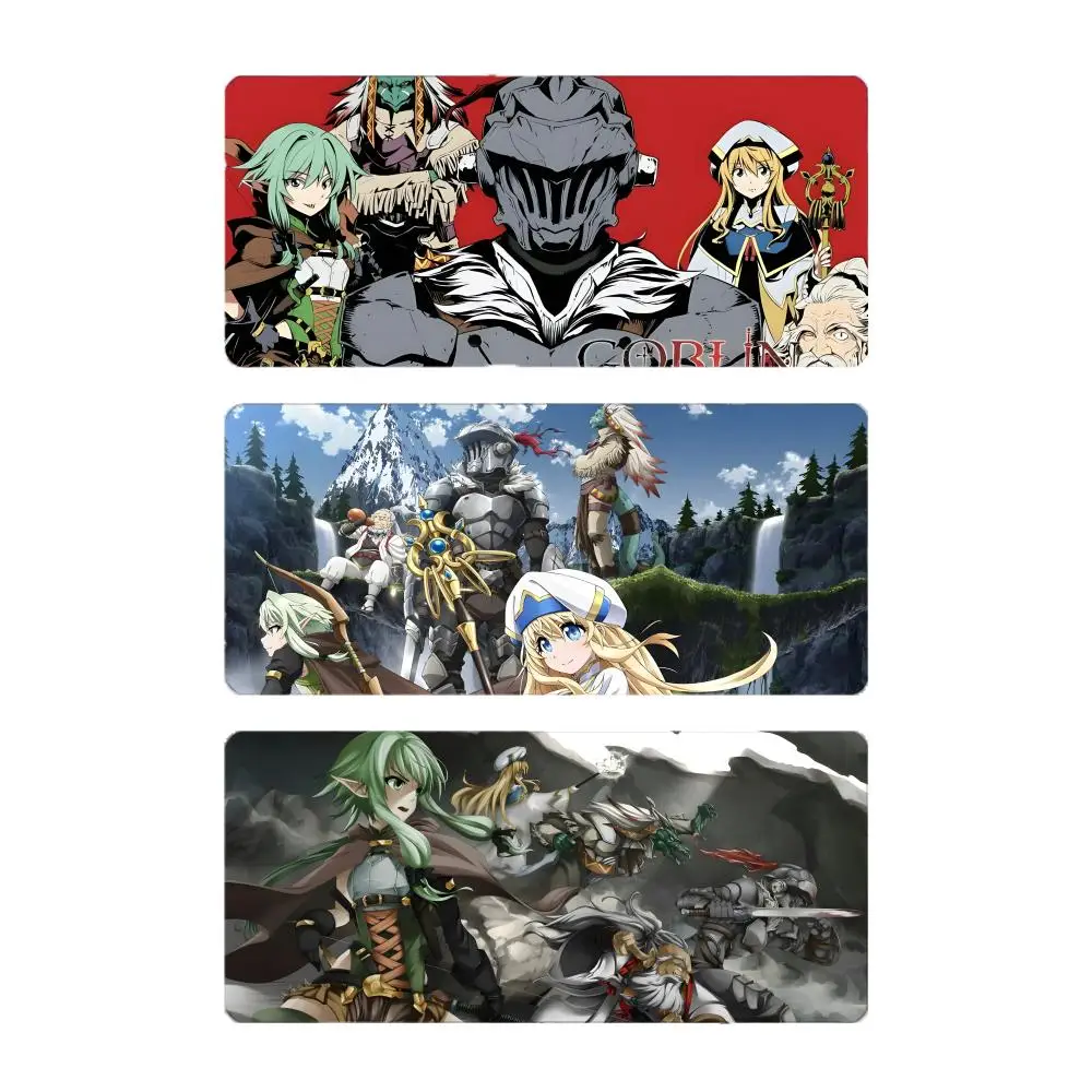 Tough Dark Anime G-Goblin Slayer Mouse Pad Mousepad Large Gaming LockEdge Thickened PC Table Desk Mat