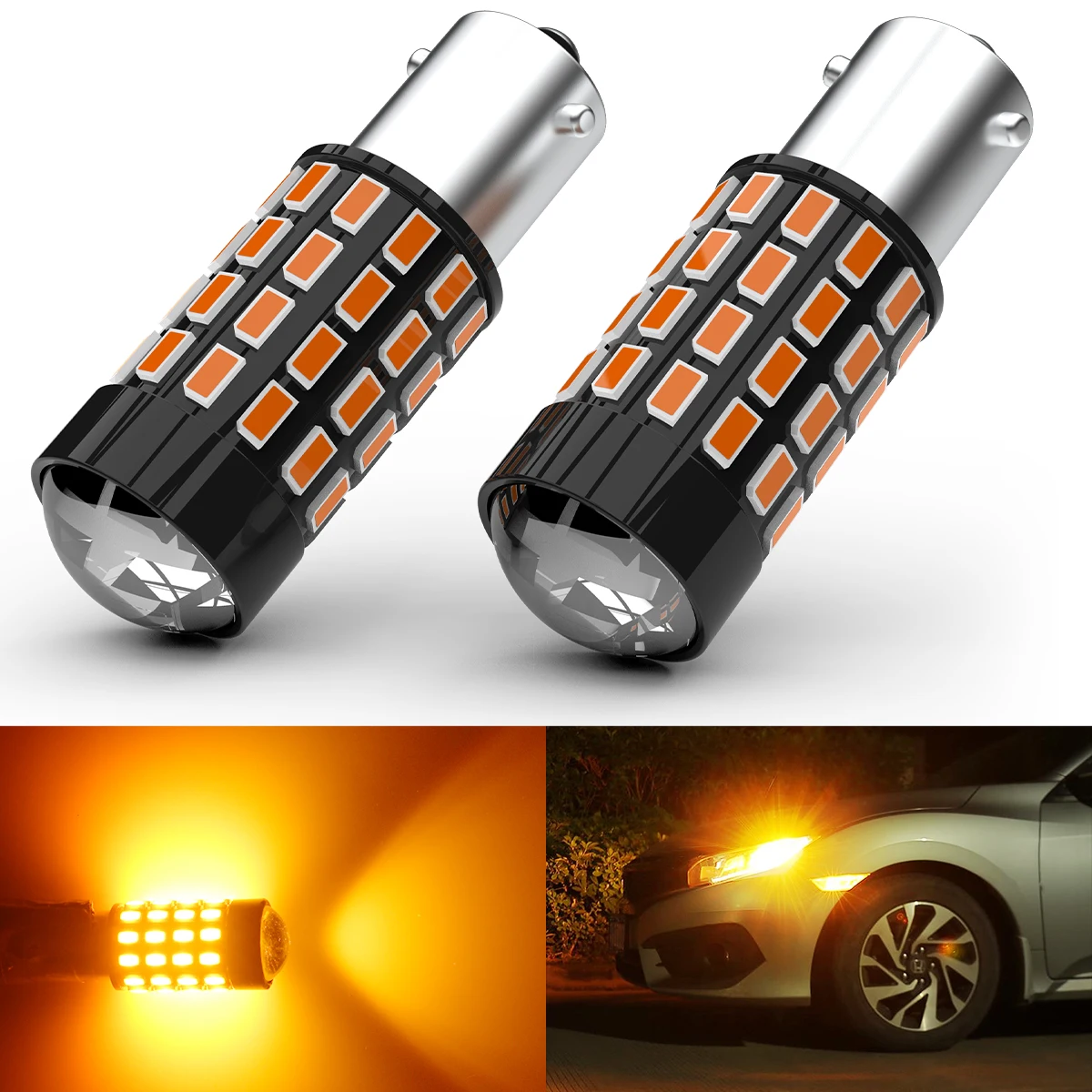 2x Canbus BAY9S H21W Led-lampen Auto Backup Lampen Reverse Lichter Für BMW F30 F31 F34 Ford Mondeo 3 Renault Clio 4 sitz Leon 5F MK3 – Detail 2