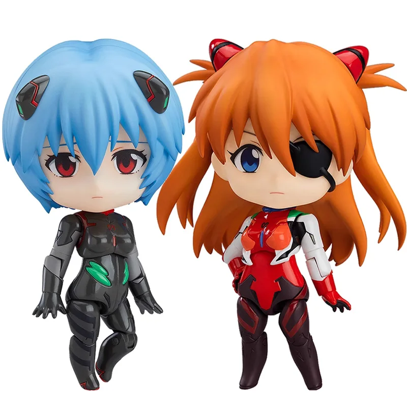 In Stock Original Good Smile Nendoroid GSC 1419 1431 Ayanami Rei Soryu Asuka Langrey 10CM Collection Action Figure Toys Gifts