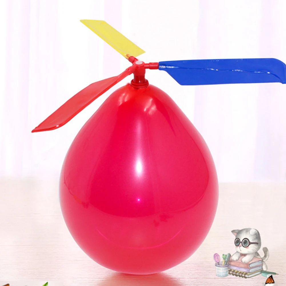 6/12PCS kinder Outdoor Ballon Rotierenden Hubschrauber Launcher Set Ballon Eltern Kind Interaktive kinder Puzzle Spielzeug – Detail 6
