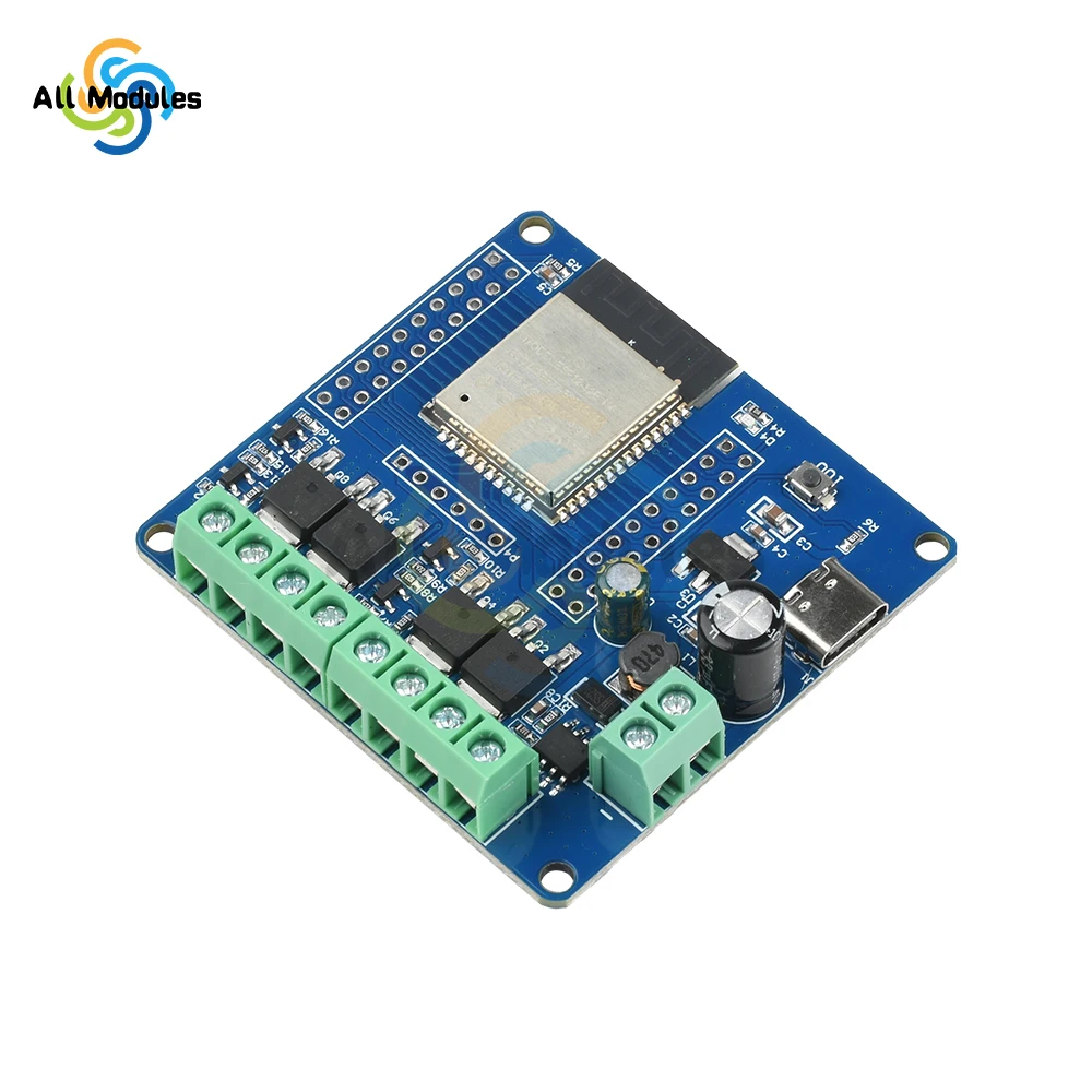 

DC 5-60V Dual/Quad Mos Switch Module On-Board Esp32-32E Module WiFi And Bluetooth Development Board Type C